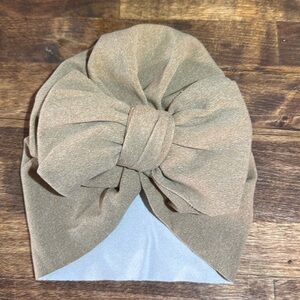 Baby turban hat with bow